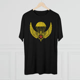 509th Airborne OPFOR Jump Wings Triblend Shirt T-Shirt Printify 