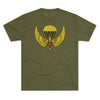509th Airborne OPFOR Jump Wings Triblend Shirt T-Shirt Printify Tri-Blend Military Green L 