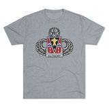 509th Parachute Infantry Regiment Insignia Triblend Athletic Shirt T-Shirt Printify S Tri-Blend Premium Heather 
