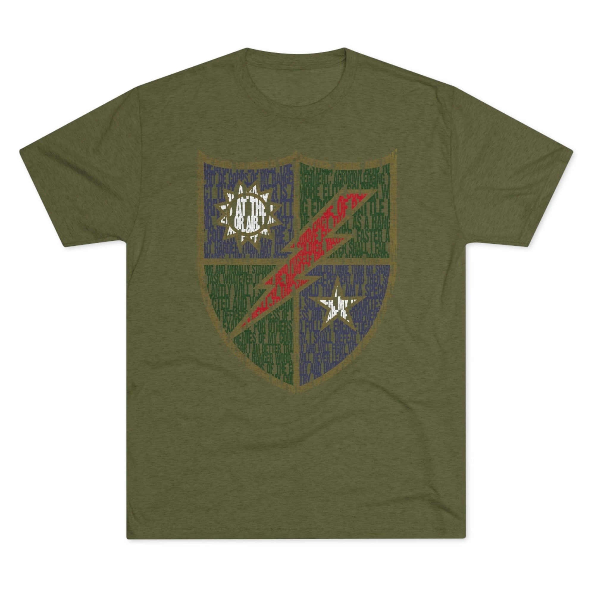 75th Ranger Regiment Ranger Creed Triblend Athletic Shirt – American ...