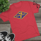 7th Ranger Training Battalion Distressed Diamond Triblend Athletic Shirt T-Shirt Printify 