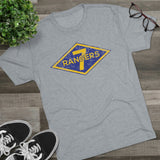 7th Ranger Training Battalion Distressed Diamond Triblend Athletic Shirt T-Shirt Printify 