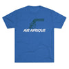 Air Afrique Triblend Athletic Shirt T-Shirt Printify Tri-Blend Vintage Royal M 