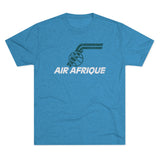 Air Afrique Triblend Athletic Shirt T-Shirt Printify Tri-Blend Vintage Turquoise M 