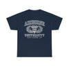 Airborne University Fort Moore Georgia - Unisex Heavy Cotton Tee T-Shirt Printify Navy S 