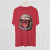 American Marauder Astronaut Chimp - Triblend Athletic Shirt T-Shirt Printify 