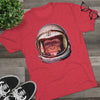 American Marauder Astronaut Chimp - Triblend Athletic Shirt T-Shirt Printify 