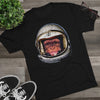 American Marauder Astronaut Chimp - Triblend Athletic Shirt T-Shirt Printify 