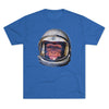 American Marauder Astronaut Chimp - Triblend Athletic Shirt T-Shirt Printify Tri-Blend Vintage Royal S 