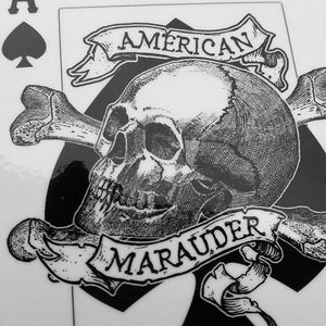 American Marauder Death Card Sticker - American Marauder