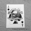 American Marauder Death Card Sticker - American Marauder