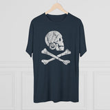 American Marauder Henry Every Pirate Flag Triblend Athletic Shirt T-Shirt Printify 