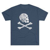American Marauder Henry Every Pirate Flag Triblend Athletic Shirt T-Shirt Printify Tri-Blend Indigo M 