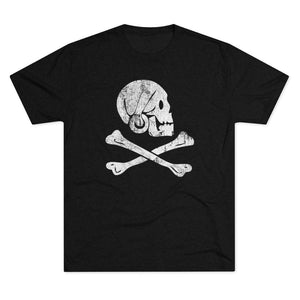 American Marauder Henry Every Pirate Flag Triblend Athletic Shirt T-Shirt Printify Tri-Blend Vintage Black M 