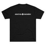 American Marauder Logo Triblend Shirt T-Shirt Printify Tri-Blend Vintage Black L 