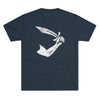 American Marauder Thomas Tew Pirate Flag Triblend Athletic Shirt T-Shirt Printify Tri-Blend Vintage Navy M 