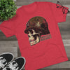 American Marauder WWII Helmet - Triblend Athletic Shirt T-Shirt Printify 