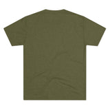 American Marauder WWII Helmet - Triblend Athletic Shirt T-Shirt Printify 