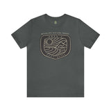 Area J Wildlife Nature Tours Athletic Fit Short Sleeve Tee T-Shirt Printify S Asphalt 
