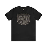 Area J Wildlife Nature Tours Athletic Fit Short Sleeve Tee T-Shirt Printify S Black 