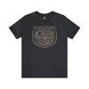 Area J Wildlife Nature Tours Athletic Fit Short Sleeve Tee T-Shirt Printify S Dark Grey 
