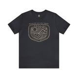 Area J Wildlife Nature Tours Athletic Fit Short Sleeve Tee T-Shirt Printify S Dark Grey 