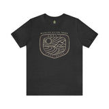 Area J Wildlife Nature Tours Athletic Fit Short Sleeve Tee T-Shirt Printify S Dark Grey Heather 