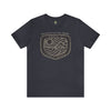 Area J Wildlife Nature Tours Athletic Fit Short Sleeve Tee T-Shirt Printify S Heather Navy 
