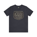 Area J Wildlife Nature Tours Athletic Fit Short Sleeve Tee T-Shirt Printify S Heather Navy 