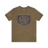 Area J Wildlife Nature Tours Athletic Fit Short Sleeve Tee T-Shirt Printify S Heather Olive 