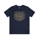 Area J Wildlife Nature Tours Athletic Fit Short Sleeve Tee T-Shirt Printify S Navy 