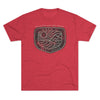 Area J Wildlife Nature Tours Triblend Athletic Shirt T-Shirt Printify Tri-Blend Vintage Red S 