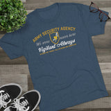 Army Security Agency Triblend Athletic Shirt T-Shirt Printify 