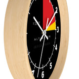Black Altimeter Wall Clock Home Decor Printify 