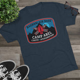 Camp Abel Afghanistan - Triblend Athletic Shirt T-Shirt Printify 