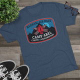 Camp Abel Afghanistan - Triblend Athletic Shirt T-Shirt Printify 