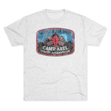 Camp Abel Afghanistan - Triblend Athletic Shirt T-Shirt Printify S Tri-Blend Heather White 