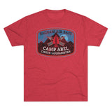 Camp Abel Afghanistan - Triblend Athletic Shirt T-Shirt Printify S Tri-Blend Vintage Red 