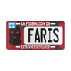 Centurion FARIS FEB - Vanity Plate Accessories Printify 12" × 6" 