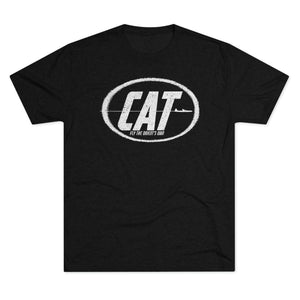 Civil Air Transport Air America Triblend Athletic Shirt T-Shirt Printify Tri-Blend Vintage Black M 