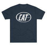 Civil Air Transport Air America Triblend Athletic Shirt T-Shirt Printify Tri-Blend Vintage Navy M 