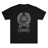 Coffee Expert Badge Triblend Shirt T-Shirt Printify Tri-Blend Vintage Black M 