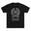 Coffee Expert Badge Triblend Shirt T-Shirt Printify Tri-Blend Vintage Black M 