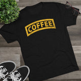 Coffee Tab Triblend Athletic Shirt T-Shirt Printify 