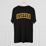 Coffee Tab Triblend Athletic Shirt T-Shirt Printify 