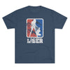 De Oppresso Liber Triblend Athletic Shirt T-Shirt Printify Tri-Blend Indigo L 