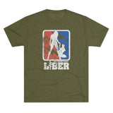 De Oppresso Liber Triblend Athletic Shirt T-Shirt Printify Tri-Blend Military Green S 