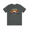 Distressed Atropian Liberation Team Badge Athletic Fit Short Sleeve Tee T-Shirt Printify L Asphalt 