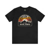 Distressed Atropian Liberation Team Badge Athletic Fit Short Sleeve Tee T-Shirt Printify S Black 