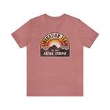 Distressed Atropian Liberation Team Badge Athletic Fit Short Sleeve Tee T-Shirt Printify S Heather Mauve 